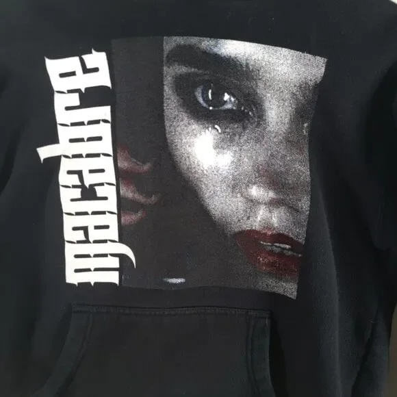 MACABRE (Chicago band) Face Metal Hoodie Large vintage Gothic Vampire - Picture 2 of 5
